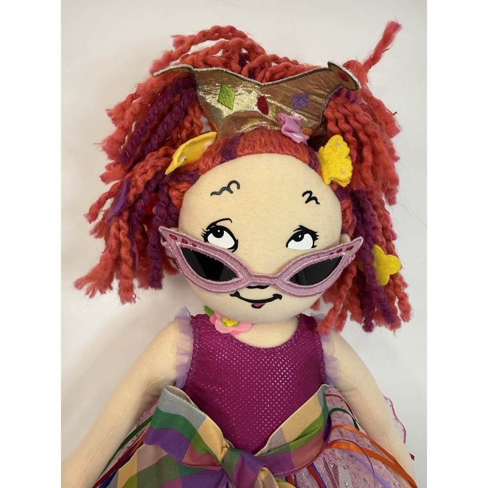 Madame Alexander Fancy Nancy Cloth Plush Doll 18" Ballerina Crown Yarn Hair 2008 - Picture 2 of 11
